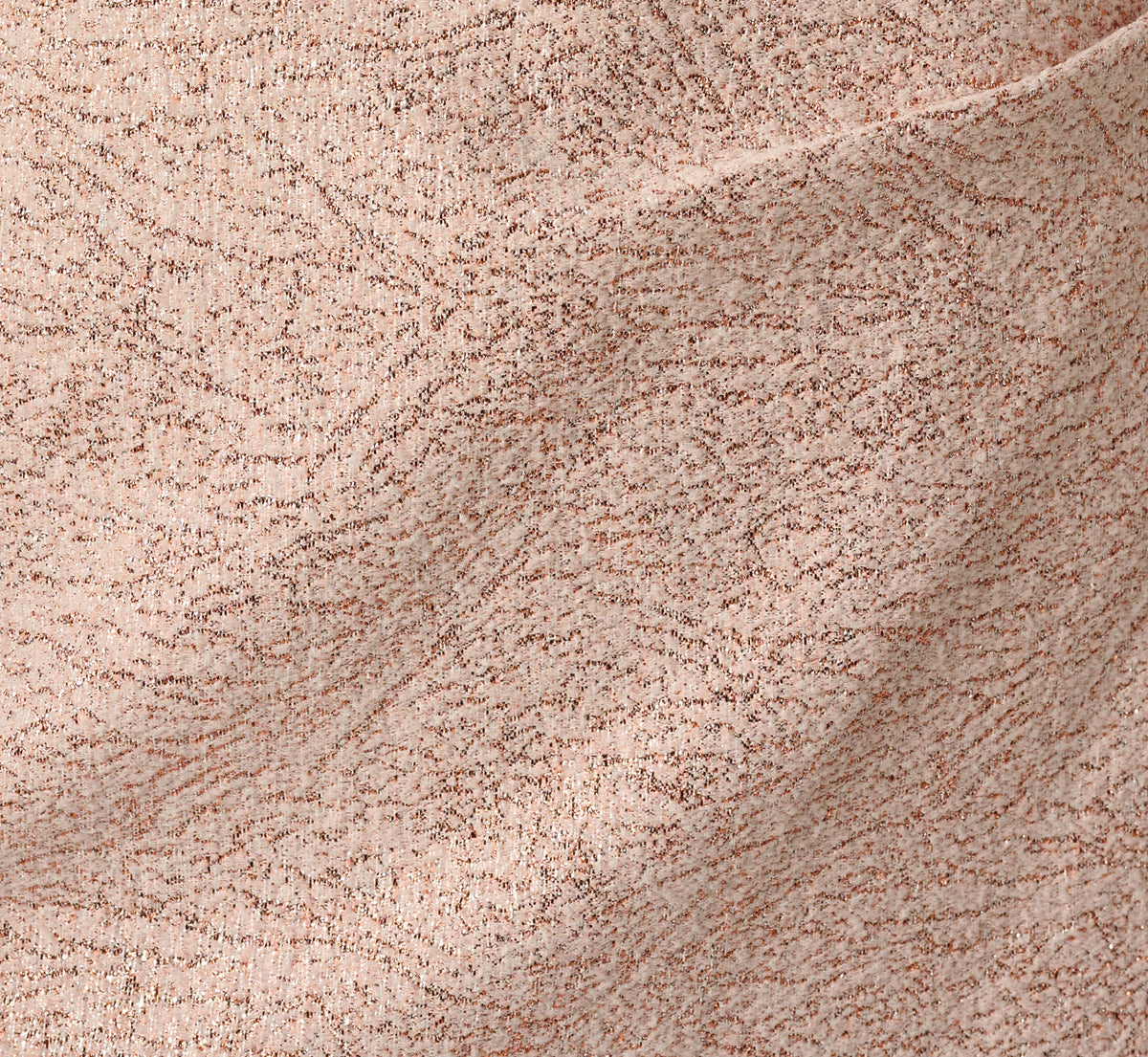 Off Shoulder Draped Stretch Jacquard Gown - Blush | Adrianna Papell