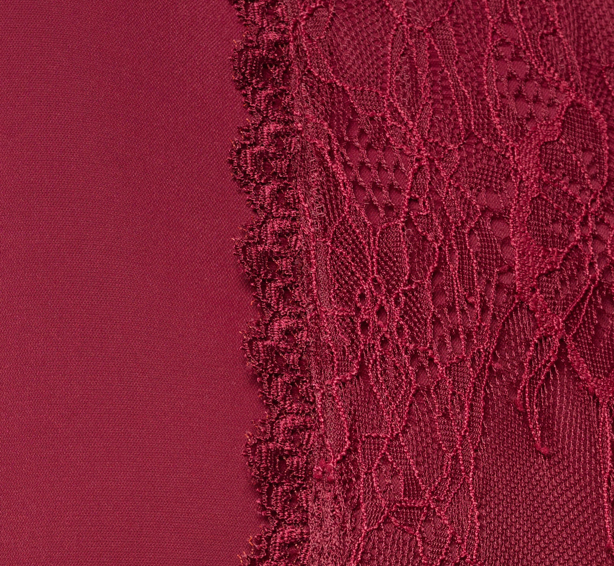 Long Sleeve Lace Trim Drawstring Hem Blouse - Fig | Adrianna Papell