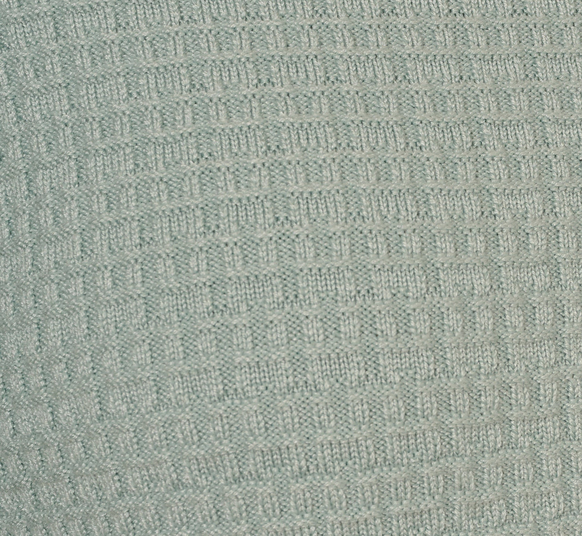 Waffle Knit Cardigan Sweater With Frayed Edges - Dusty Seamist | Adrianna Papell