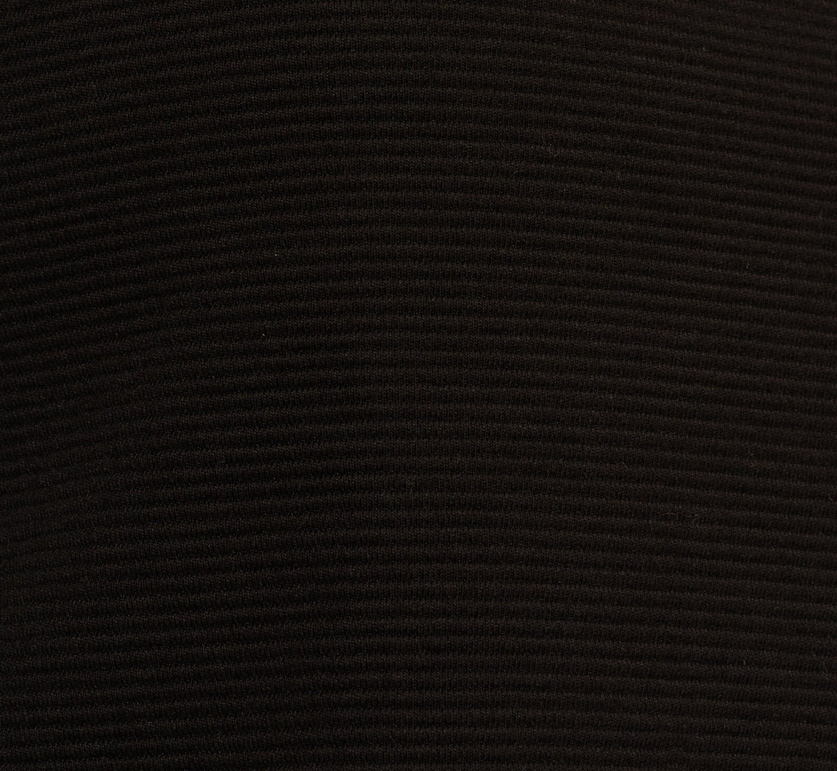 Three Quarter Sleeve Drop Shoulder Rib Knit Top - Black | Adrianna Papell