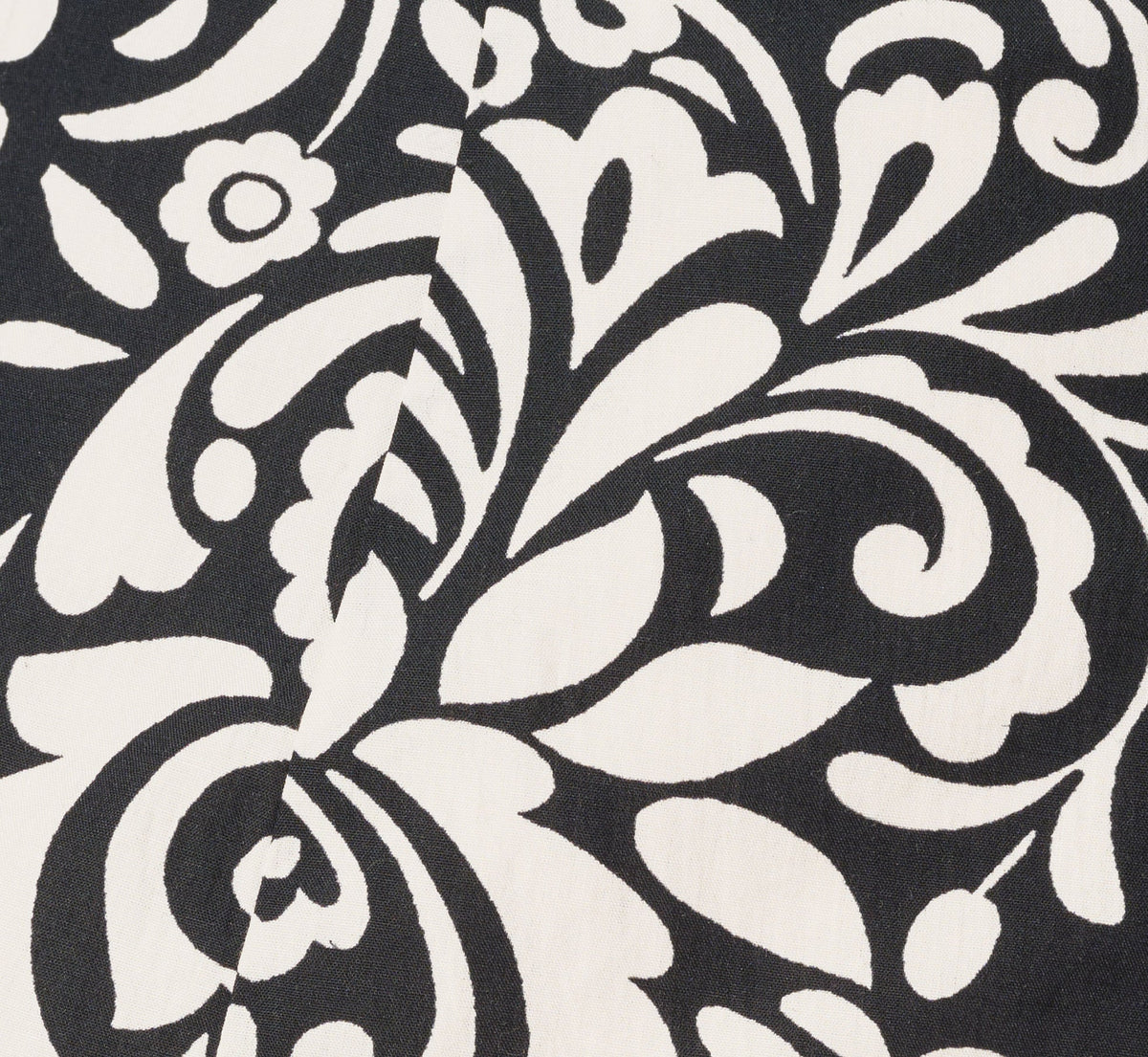 Drop Waist Cotton Tile Print Midi Sundress - Black Ivory | Adrianna Papell