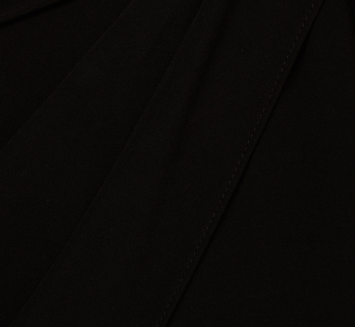 One Shoulder Split Sleeve Jersey Jumpsuit - Black | Adrianna Papell