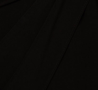 One Shoulder Split Sleeve Jersey Jumpsuit - Black | Adrianna Papell