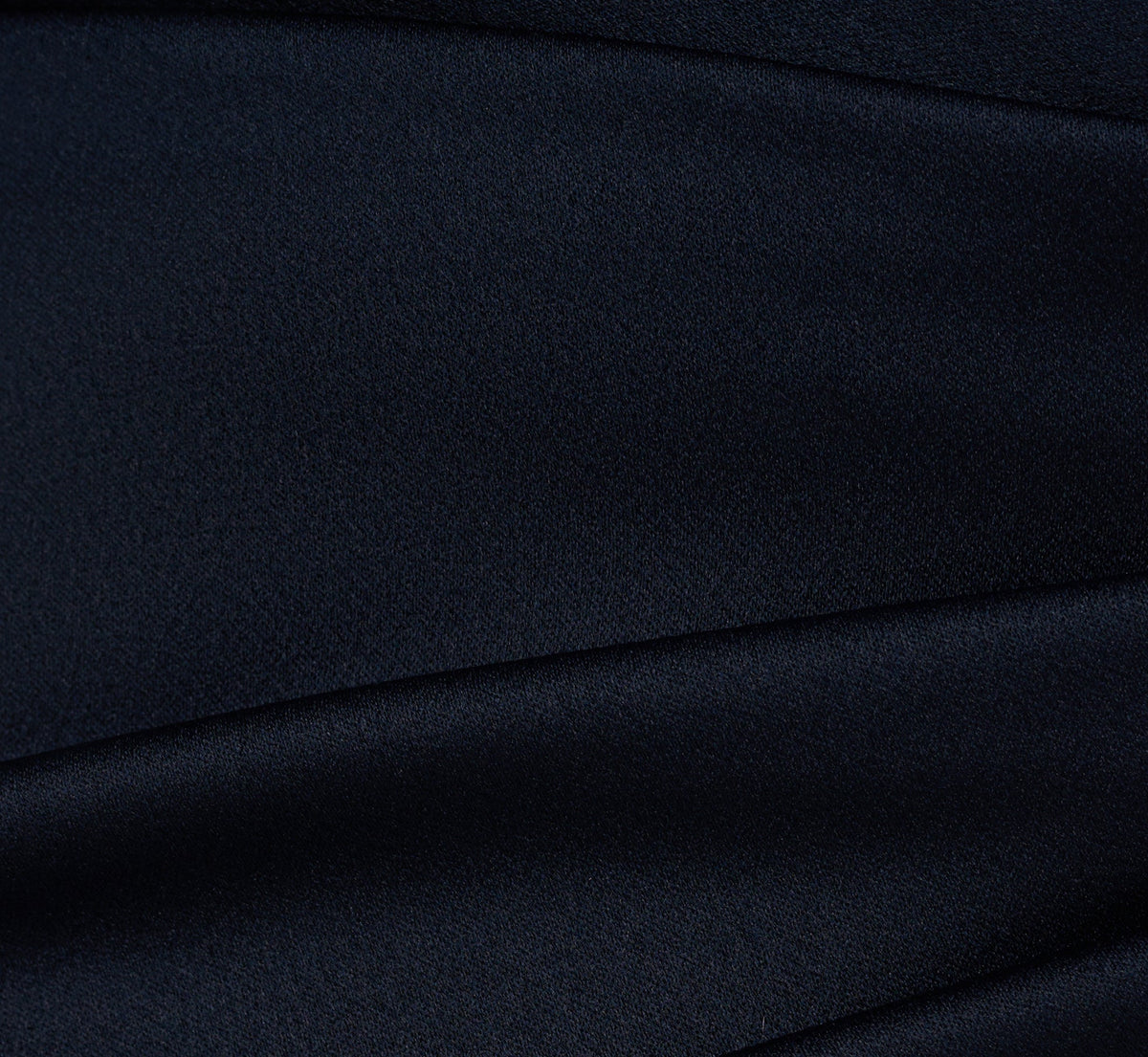 Satin Crepe Three Quarter Sleeve Jumpsuit With Buckle Waist - Dark Navy | Adrianna Papell