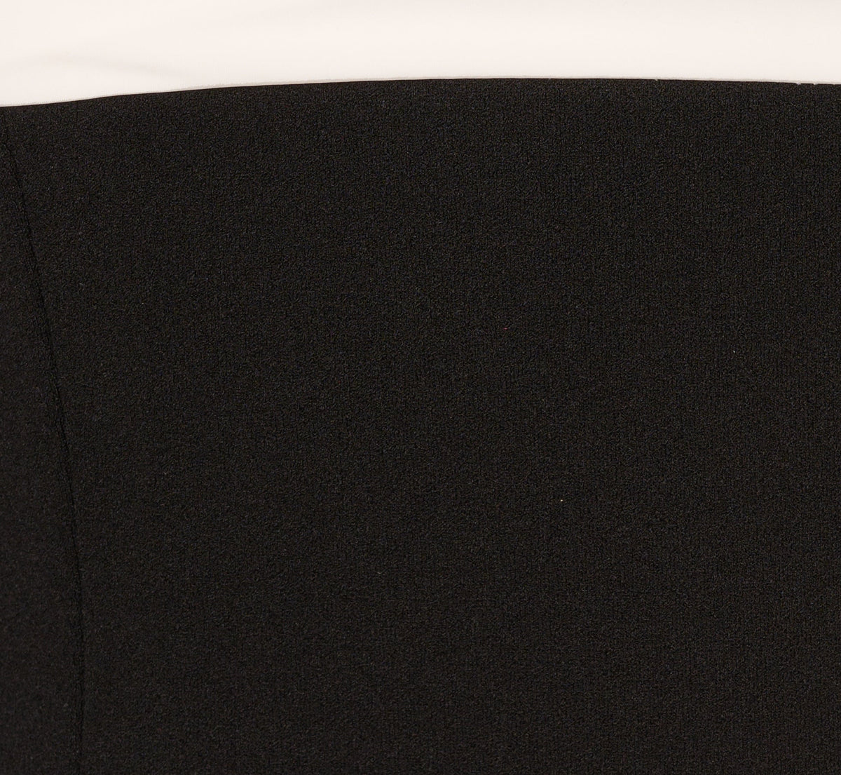 Colorblock Crepe Strapless Jumpsuit With Bow Accent - Black White | Adrianna Papell