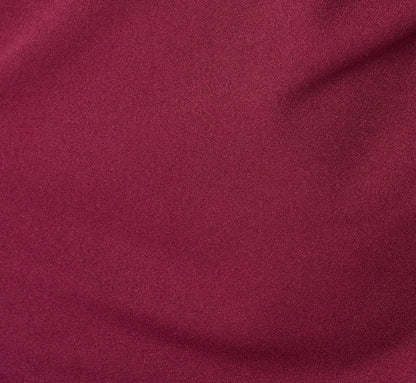Plus Size Bow Accent Stretch Wrap Dress - Cabernet | Adrianna Papell