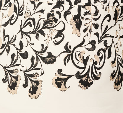 Plus Size Three Quarter Sleeve Baroque Lace Print Stretch Sheath Dress - Ivory Multi | Adrianna Papell