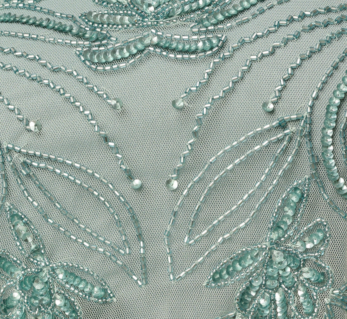 Petite Beaded Halter Blouson Long Dress - Sage | Adrianna Papell