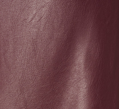 Short Sleeve Faux Leather Everyday Shift Dress - Black Cherry | Adrianna Papell