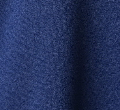 Long Sleeve Flounce Hem Hailey Dress - Classic Navy | Adrianna Papell