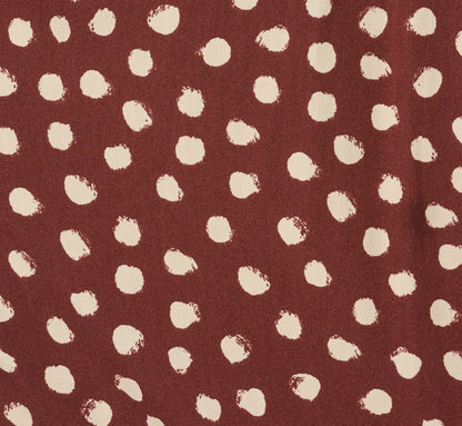 Dot Print Mia Maxi Dress - Brown Ecru | Adrianna Papell