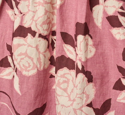Printed Cotton Blaire Midi Dress - Blush Ecru | Adrianna Papell