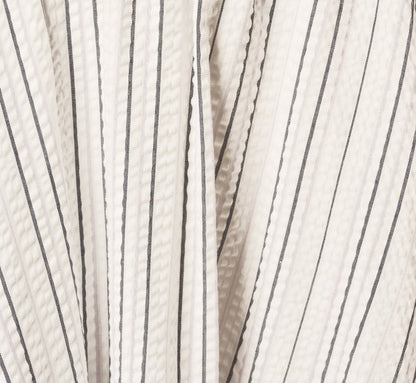Smocked Seersucker Halter Midi Dress - Ivory Multi | Adrianna Papell