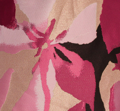 Sleeveless Floral Jacquard Mini Shift Dress - Pink Multi | Adrianna Papell