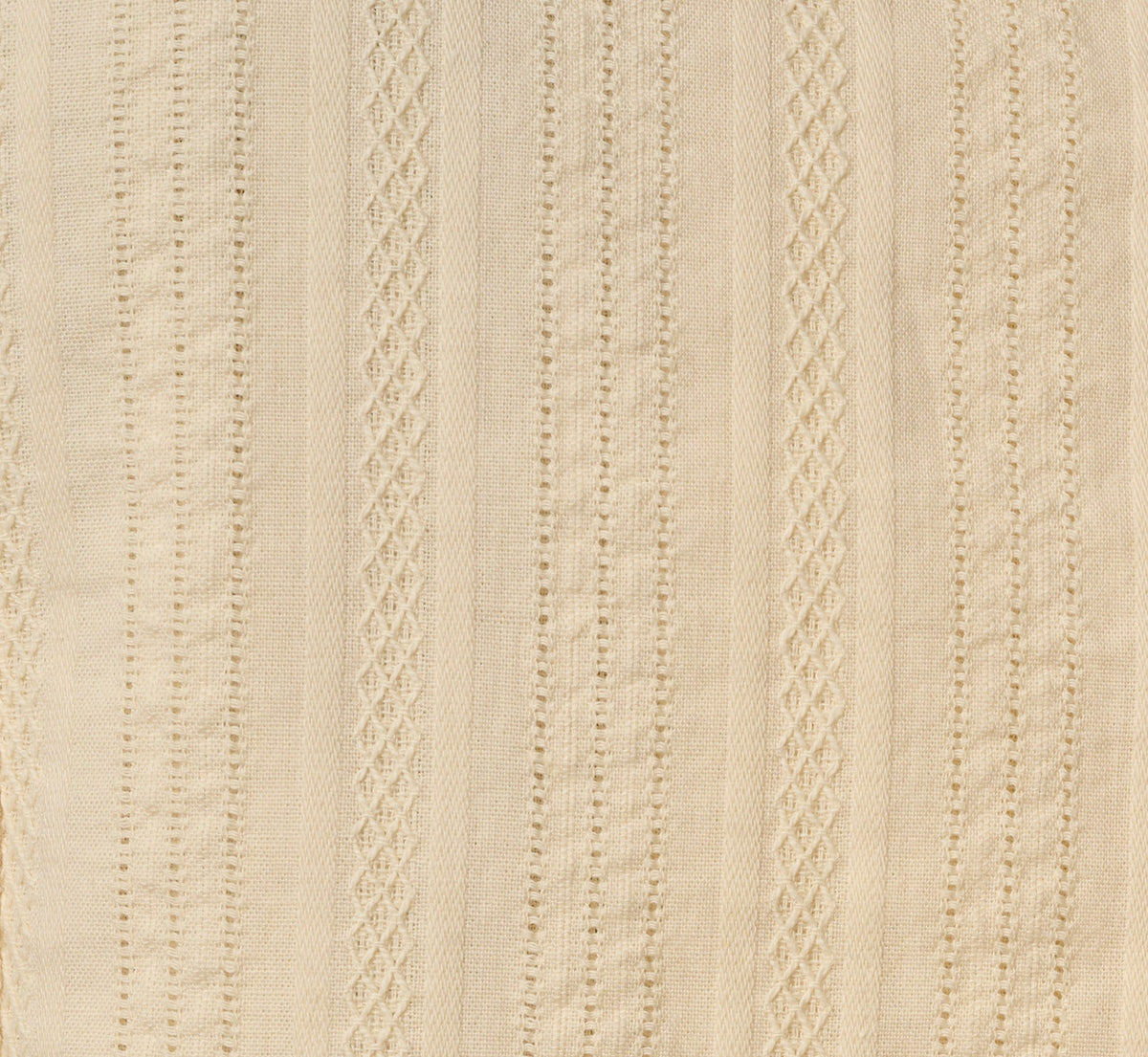 Textured Cotton Ruffle Vest Top - Cream | Adrianna Papell