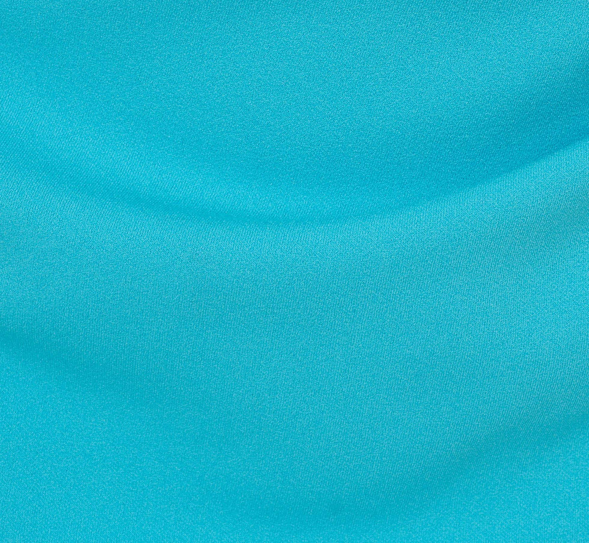 Short Sleeve Draped Midi Dress With Notched Neckline - Azure Blue | Adrianna Papell