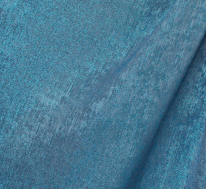 Foil Blouson Midi Dress With Faux Wrap Skirt - Ocean Dream | Adrianna Papell