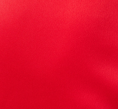 Satin Beaded Collar Asymmetrical Cape Gown - Red | Adrianna Papell
