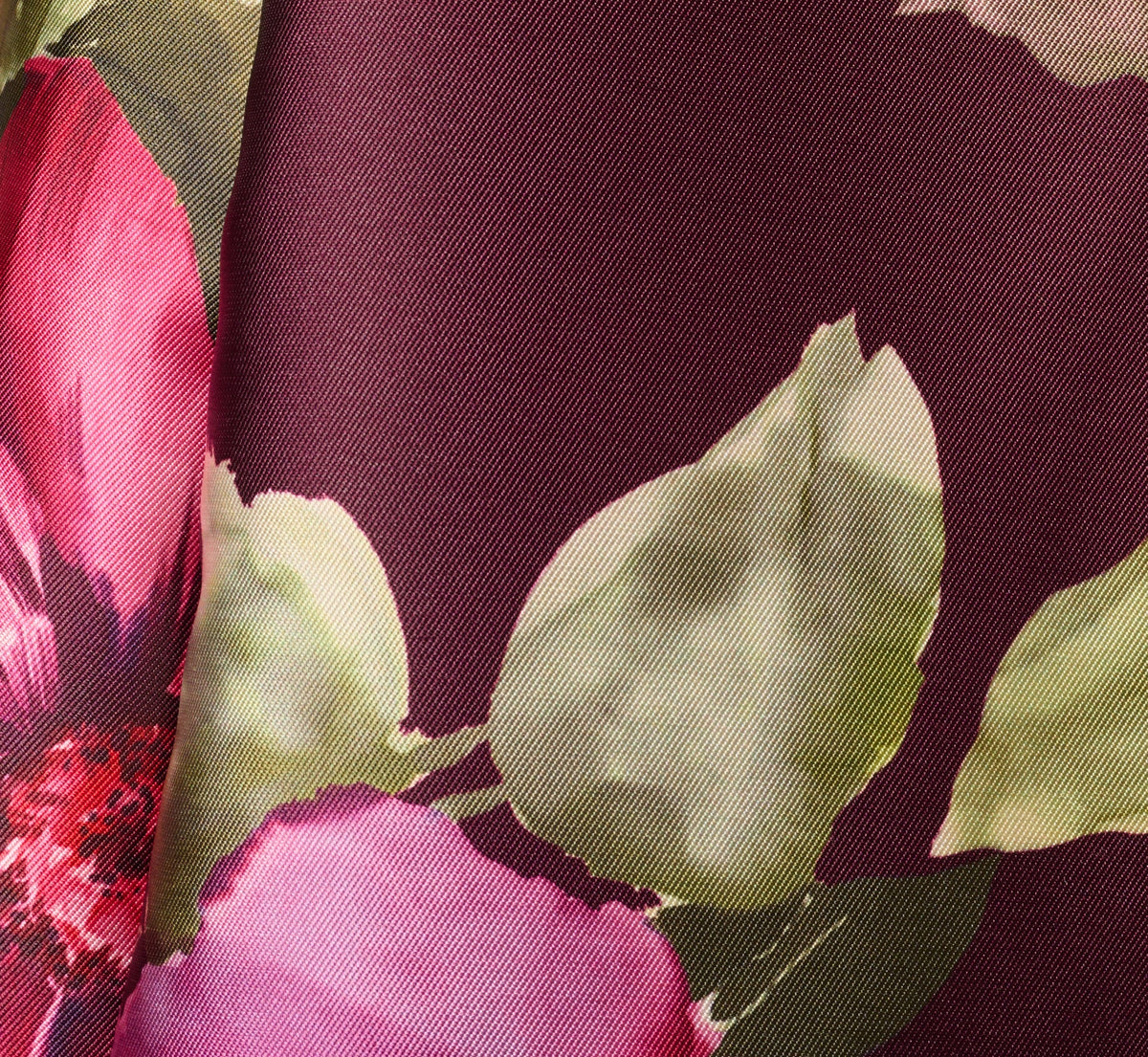 Short Sleeve Magnolia Floral Ballgown - Wine Multi | Adrianna Papell