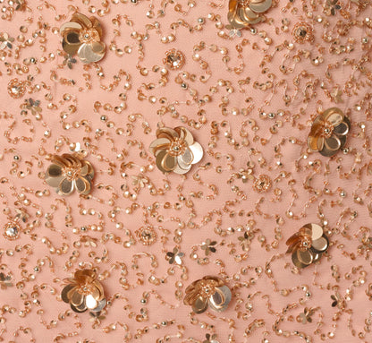 Beaded Cocktail Dress - Apricot Ice | Adrianna Papell