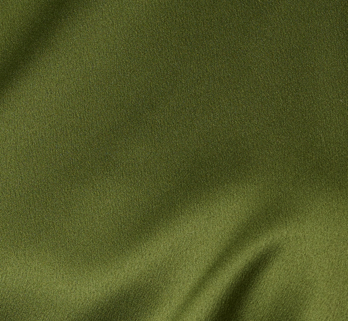 Satin Blouson Halter Midi Dress - Olive Cypress | Adrianna Papell