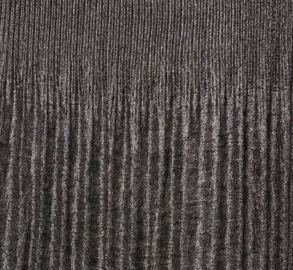 Pleated Metallic High Low Maxi Halter Dress - Gunmetal Black | Adrianna Papell