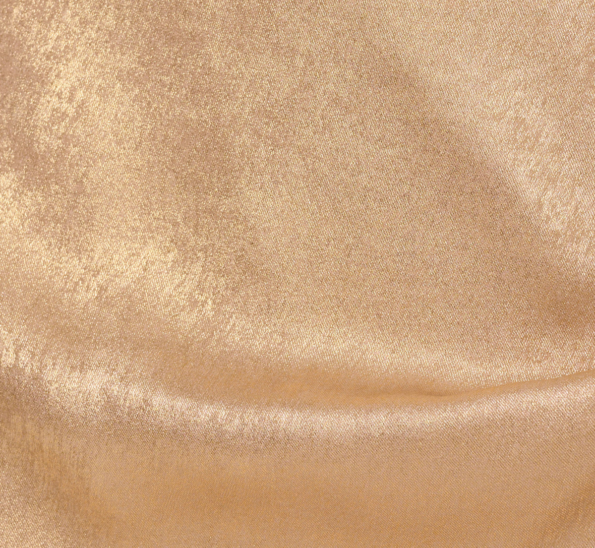 Strapless Foil Flounce Gown - Light Gold | Adrianna Papell