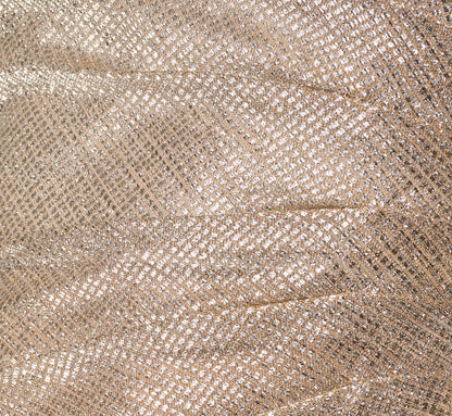 Metallic Flutter Knit Gown - Alabaster | Adrianna Papell