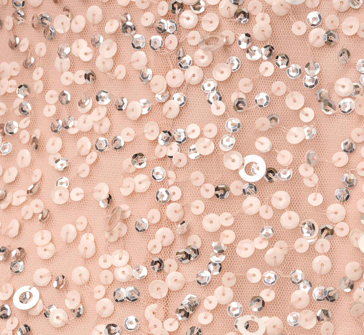 Scoop Back Sequin Gown - Blush | Adrianna Papell