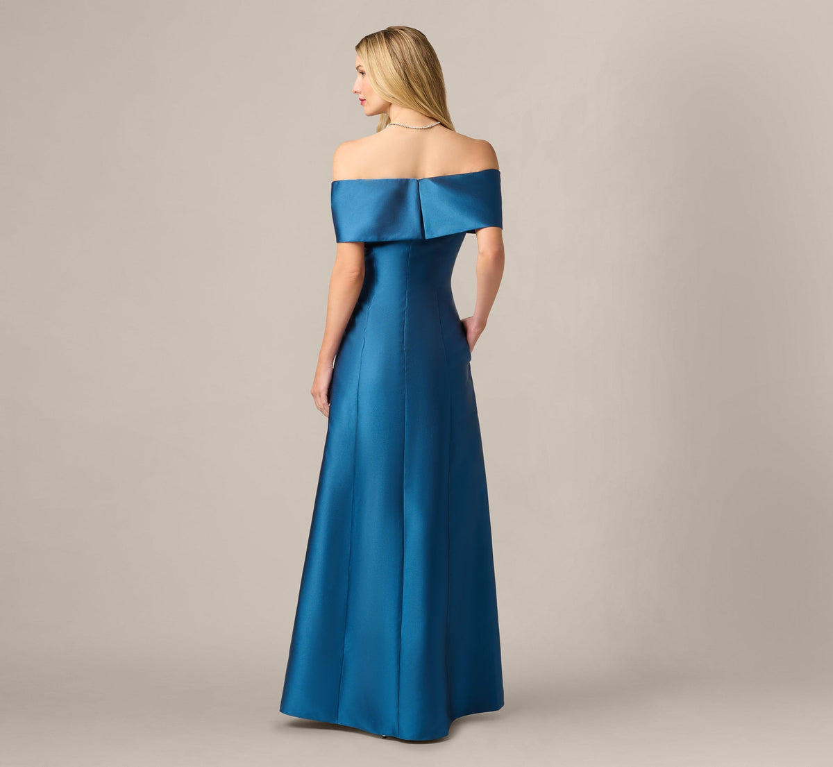 Surplice Bodice Gown - Twilight River | Adrianna Papell