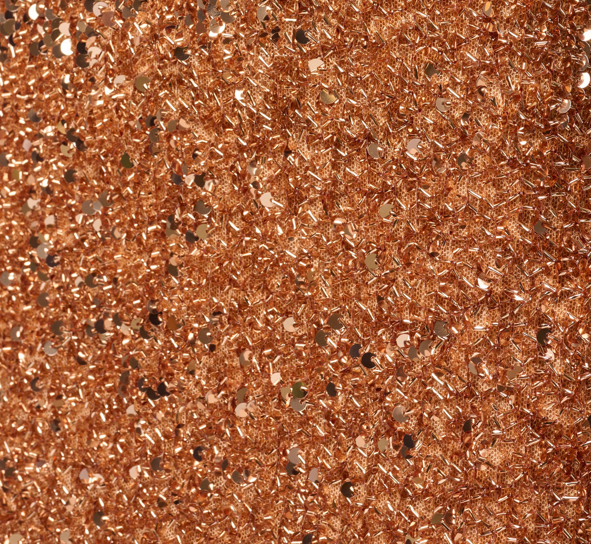 Sequin Knit Cowl Neck Gown - Rose Gold | Adrianna Papell