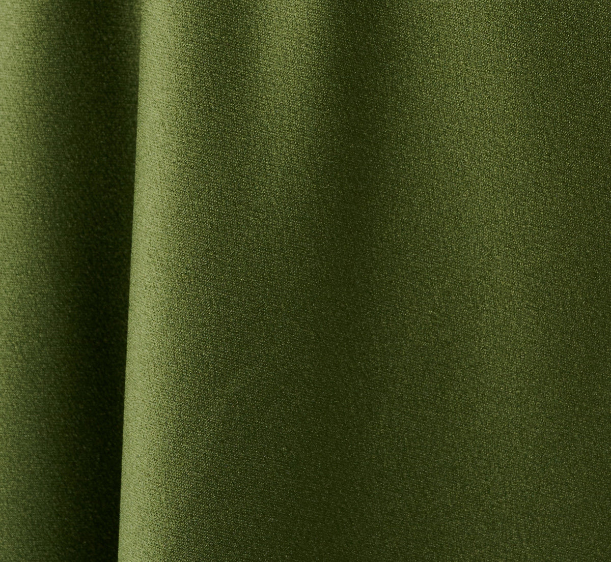 Satin Cowl Neck Draped Midi Dress - Olive Cypress | Adrianna Papell