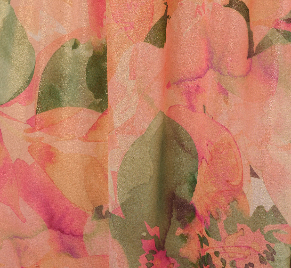 Printed Front Twist Gown - Blush Multi | Adrianna Papell