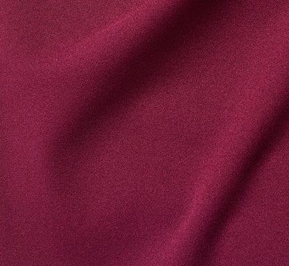 Bow Accent Stretch Wrap Dress - Cabernet | Adrianna Papell