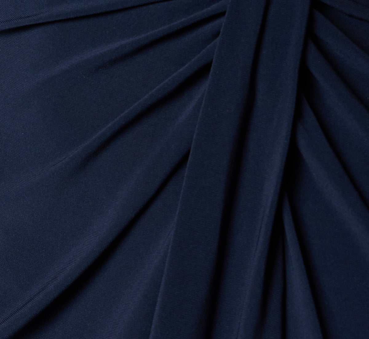 Long Sleeve Tuxedo Stretch Midi Dress - Midnight | Adrianna Papell