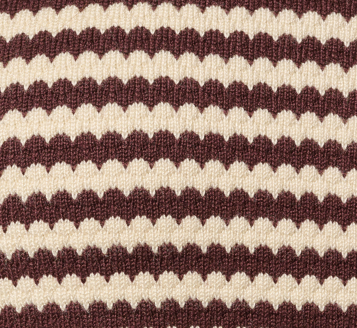 Long Sleeve Polo Collar Cardigan Sweater - Chocolate Cream | Adrianna Papell