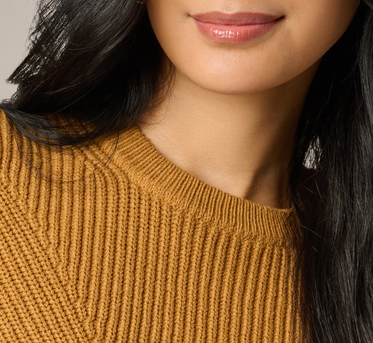 Short Sleeve Shaker Knit Pullover Sweater - Butternut | Adrianna Papell
