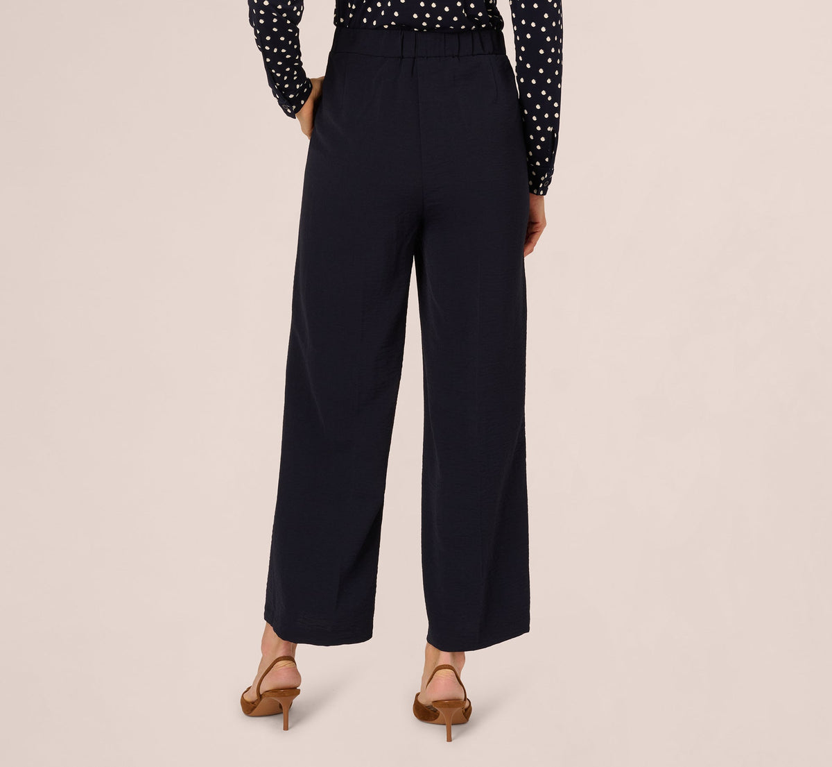 Straight Leg Side Buckle Pant - Blue Moon | Adrianna Papell