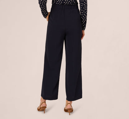Straight Leg Side Buckle Pant - Blue Moon | Adrianna Papell