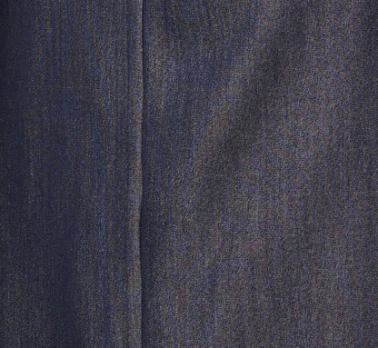 Wide Leg Topstitch Belted Pleat Pant - Washed Denim Cream | Adrianna Papell