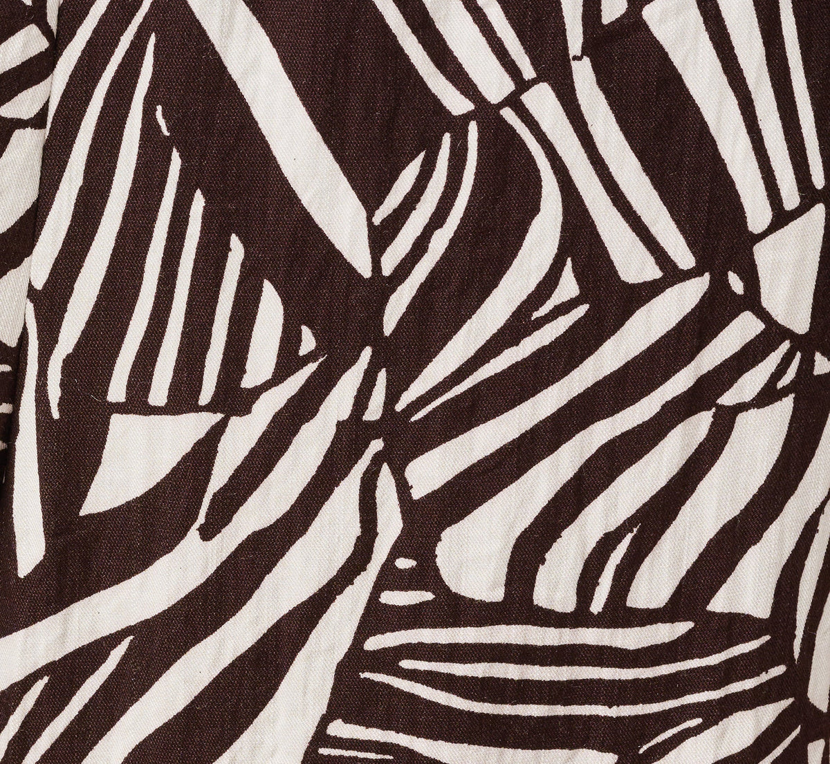 Pull On Cropped Wide Leg Pant - Chocolate Patchwork Stripe | Adrianna Papell