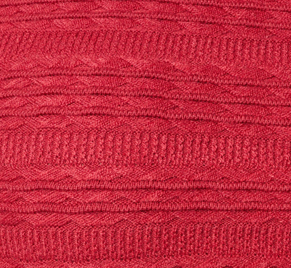Long Sleeve Textured Ruffle Hem Cardigan Sweater - Garnet | Adrianna Papell