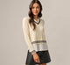 Cream-black W- Ivory