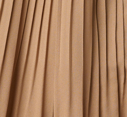 Belted A Line Pleated Midi Skirt - Taos Taupe | Adrianna Papell