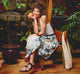 Soft Cloud Vintage Floral