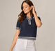 Navy-ivory
