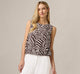 Chocolate Patchwork Stripe