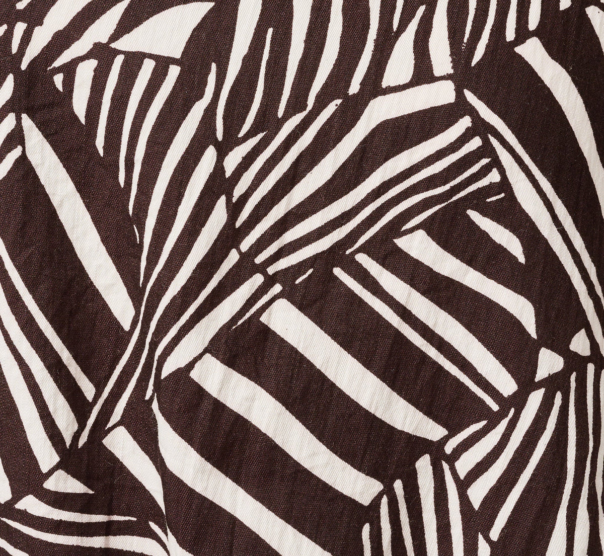 Bubble Hem Tank Top - Chocolate Patchwork Stripe | Adrianna Papell