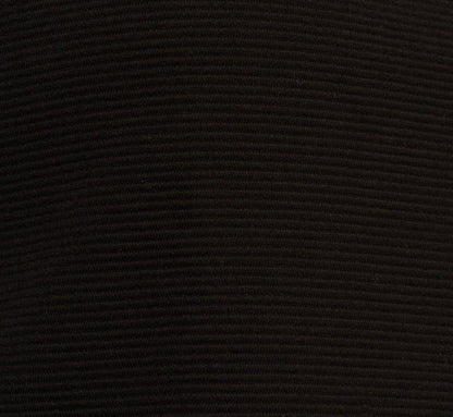 Three Quarter Sleeve Drop Shoulder Rib Knit Top - Black | Adrianna Papell