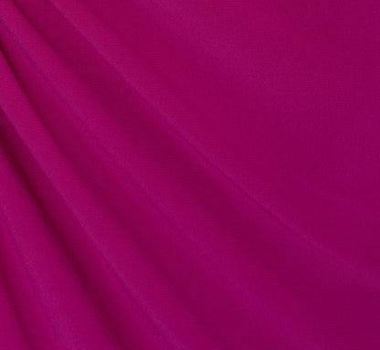 Shirred Jersey Dress With Dual Beaded Straps - Hot Magenta | Adrianna Papell
